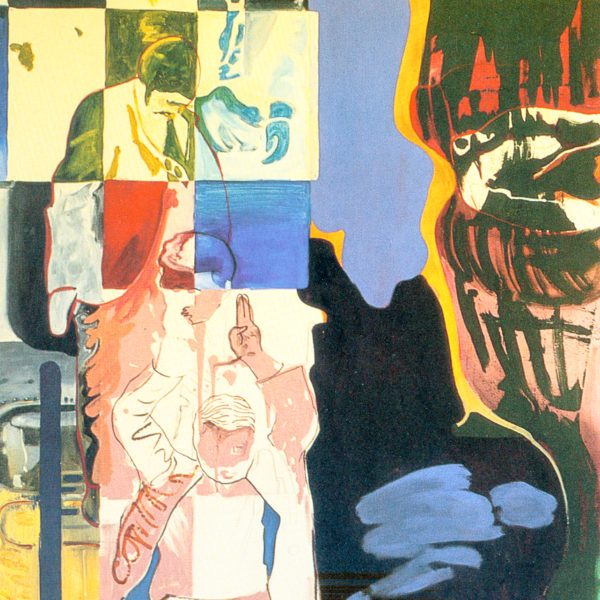 Build up, pull down 2, 1997, olieverf op doek