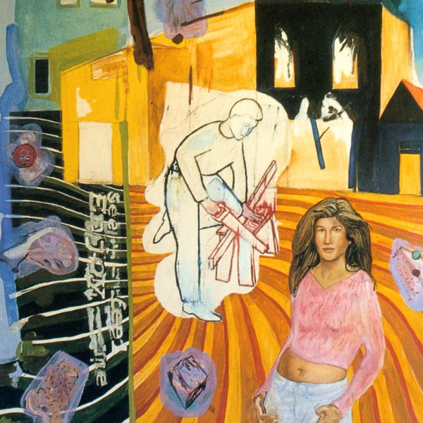 Build up, pull down 1, 1997, olieverf op doek