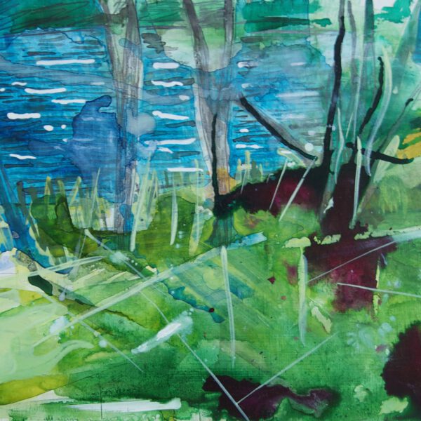 Syncope schilderij 10 waterkant documentaire installatie figuratie compositie